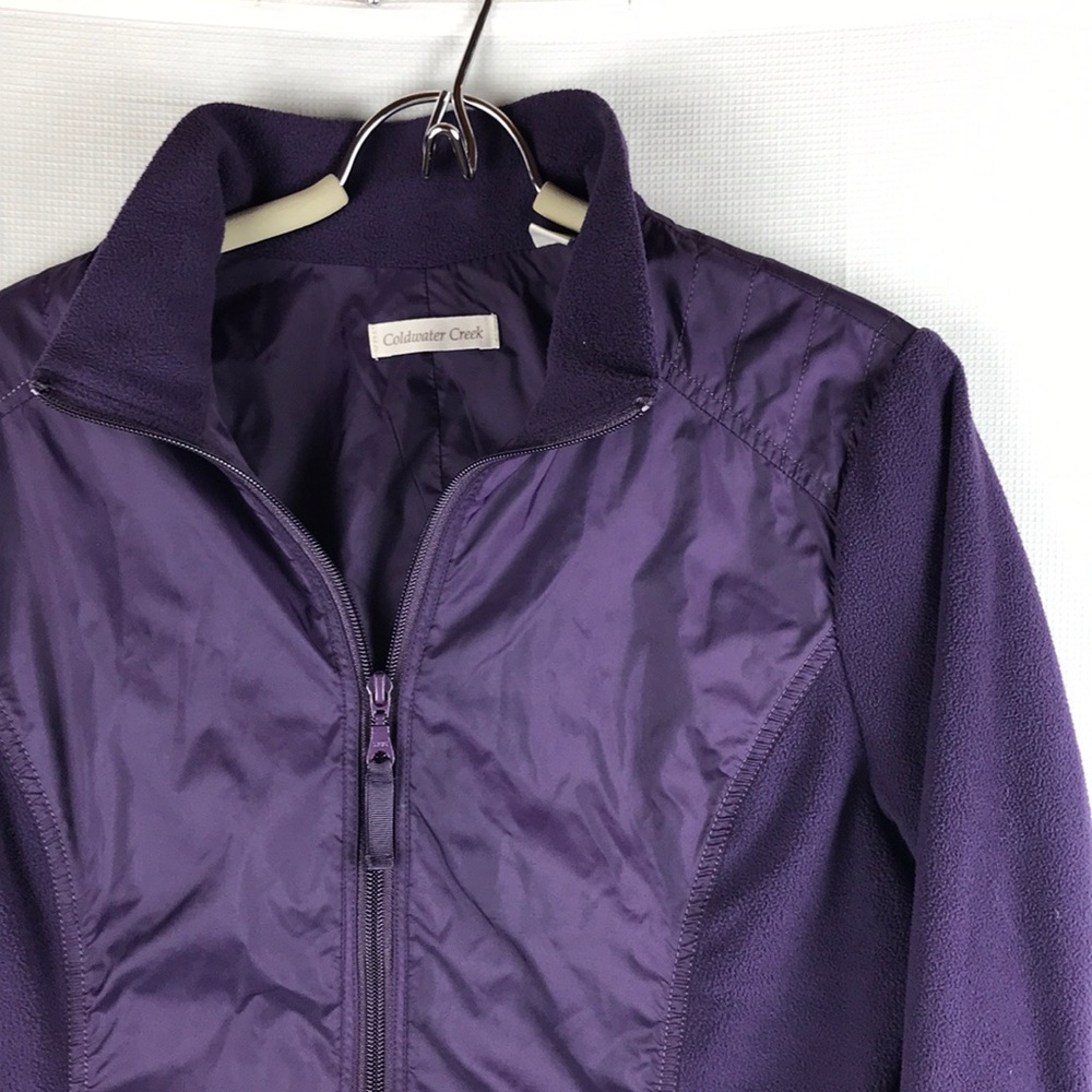 Coldwater Creek Fleece Sweater/Jacket Large